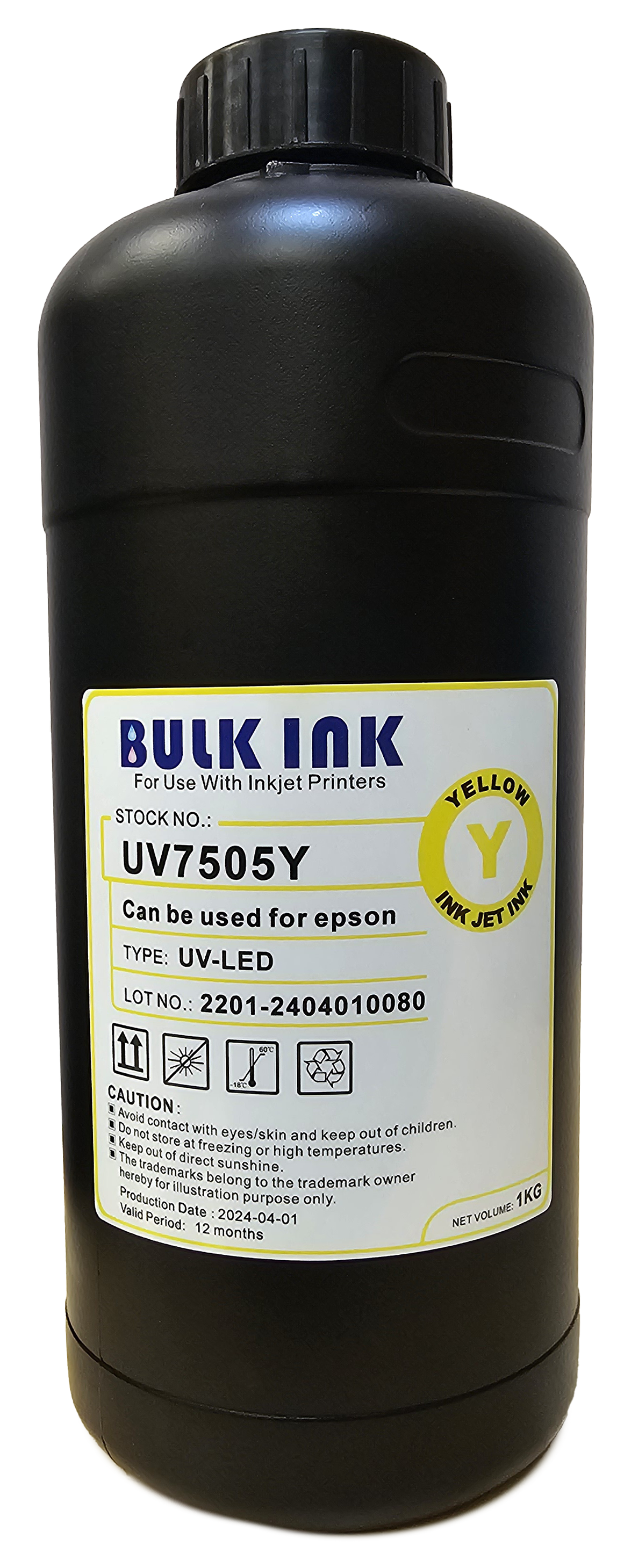 InkBank Yellow UVDTF Ink 7505Y