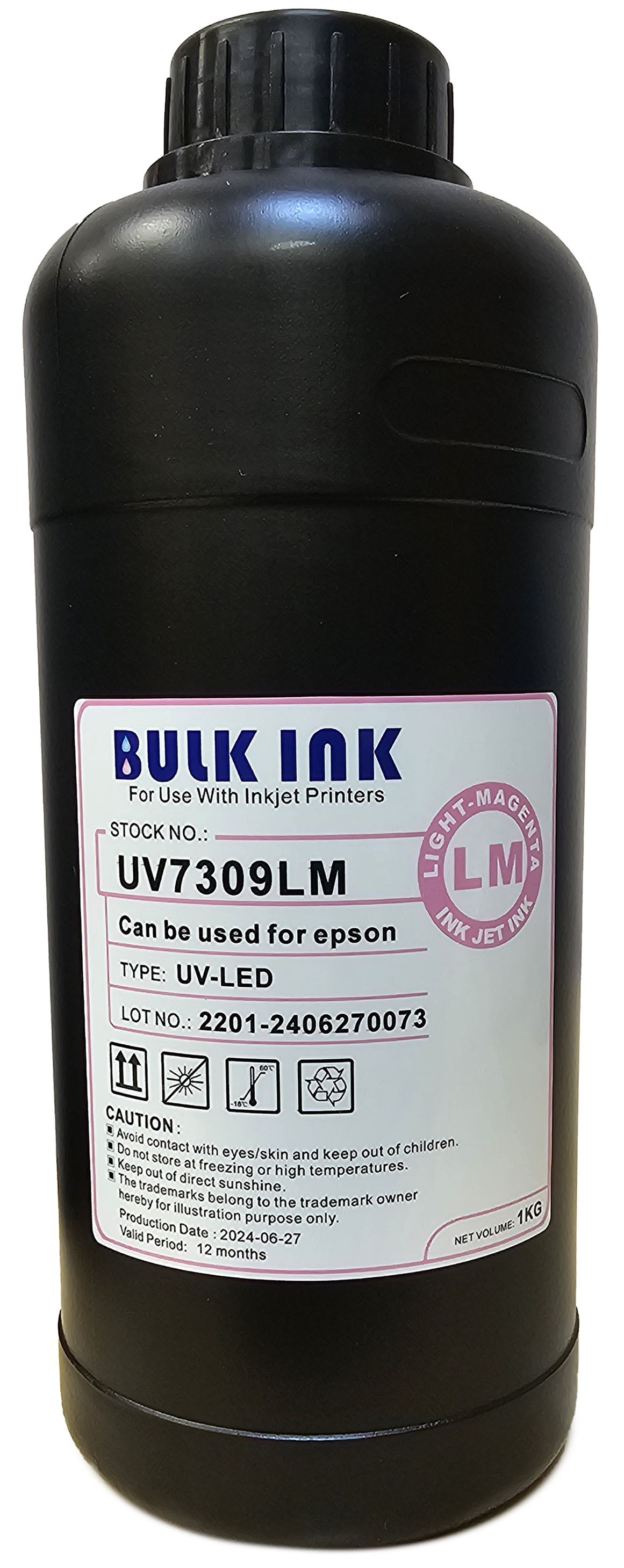 InkBank Light Magenta UVDTF Ink 7309LM