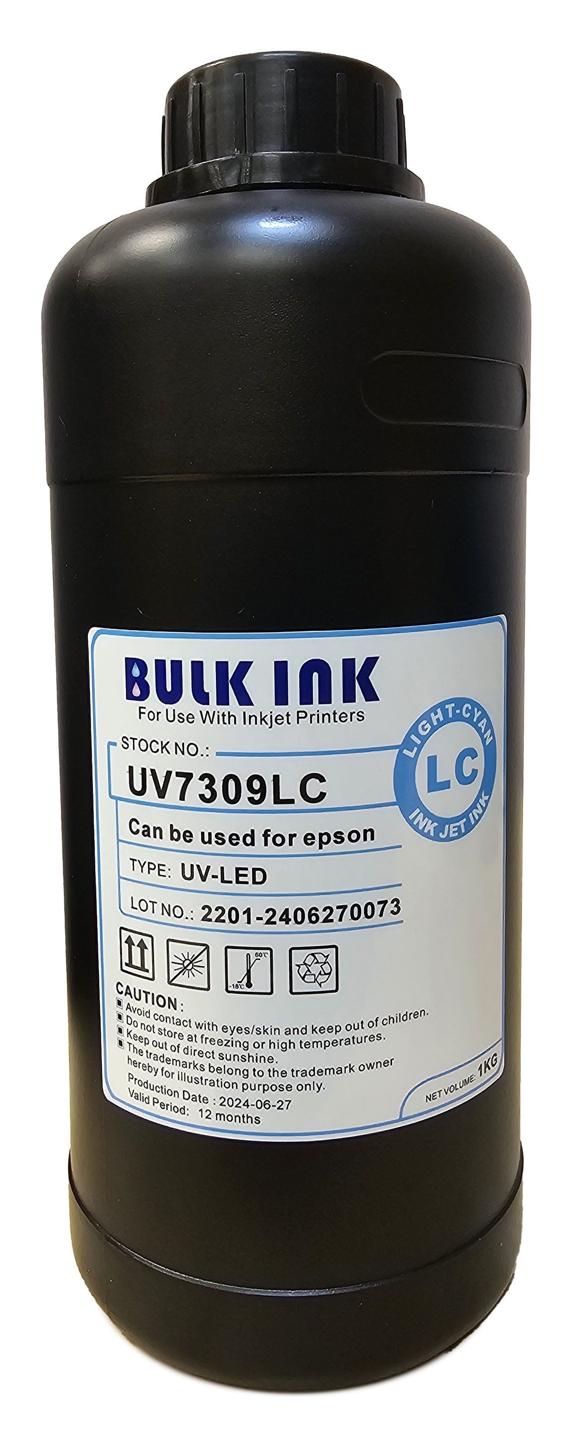 InkBank Light Cyan UVDTF Ink 7309LC